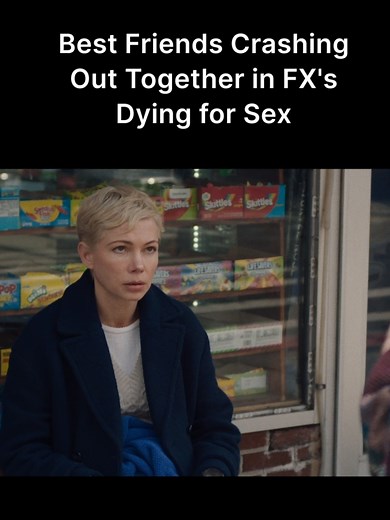 Besties who crash out together stay together. FX's Dying for Sex. All episodes now streaming on @hulu. #DyingForSx