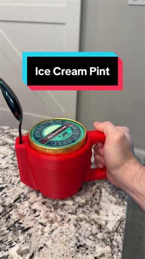 3D Printed Ice Cream Pint Holder — Keep Hands Warm