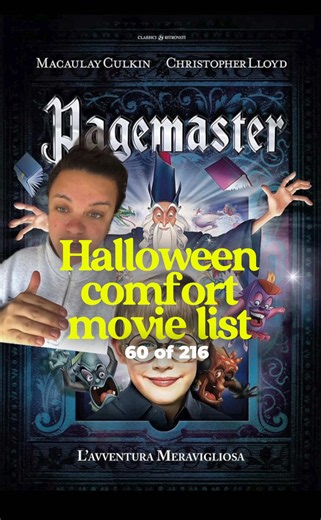 Pagemaster — Halloween comfort movie recommendation #60