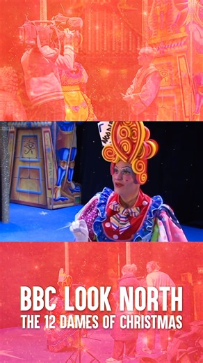 Phoenix Theatre, Blyth on Instagram: "✨ Did you catch our wonderful Dame on BBC Look North last night? ✨ We were thrilled to be featured in the 12 Dames of Christmas spotlight, and what a star turn it was! 🌟 If you missed it, make sure to catch up and enjoy a bit of festive fun with our fabulous Dame! Panto season is in full swing… oh yes it is! 🎭🎄 #12DamesOfChristmas #BBCLookNorth #PantoMagic #FestiveFun"