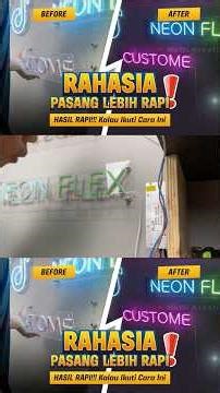 How to Install Neon Flex Lights on the Wall #neonflex #neonboxcustom #neonsign #lamp #diy