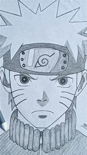 Believe it! 🍥 Rate my Naruto Artwork 1-10? 🔥 #shorts