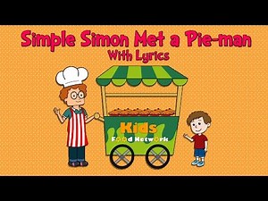 Simple Simon met a Pie man With Lyrics | Nursery Rhymes | Animated Songs for Children