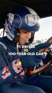 F1 Driver vs 100 Year Old Car Around A Track (Arvid Linblad)