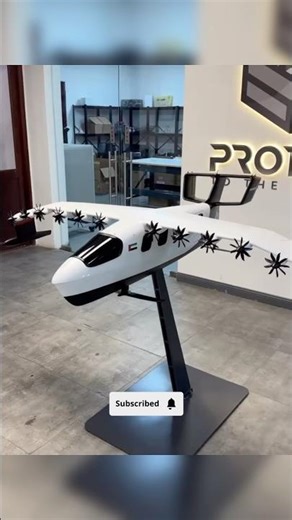 Future Travel in UAE ⚡ Electric Seaglider | 3D Printed Prototype #future #travel #uae