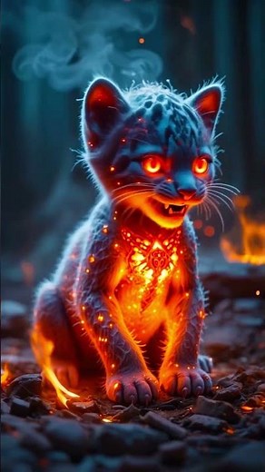 Enchanted Halloween Kittens - Glowing Magic in the Pumpkin Forest!