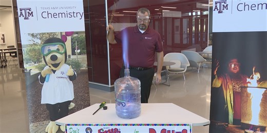 Texas A&M encourages kids to unleash their inner scientist at 39th annual Chemistry Open House