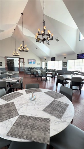 Come enjoy our bar and grille, or lovely patio over looking the 18th hole #cypresstx #bar #fyp #patio #food