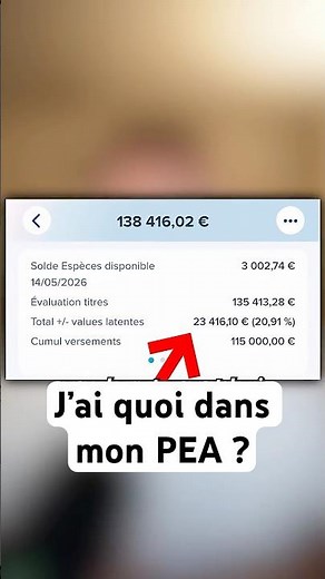 J'ai quoi dans mon PEA ... faut-il paniquer ?