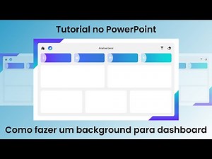 Como fazer um background para dashboards do Power Bi usando o PowerPoint | Tutorial de PowerPoint