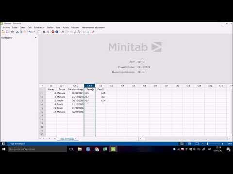 MINITAB 01 Introducción a MINITAB