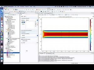 (3/3) Modeling diffusion and convection in a model biosensor using COMSOL Multiphysics