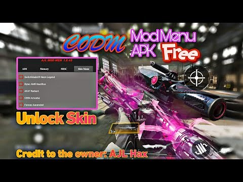 codm mod menu v1.8.40/unlock skin operator and weapon/antiban/aimbot/wall/tutorial/vn