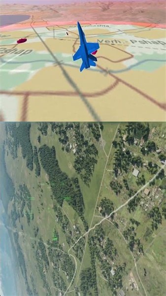 Evading 6 missiles in 1 minute #gaming #aviation #dcs