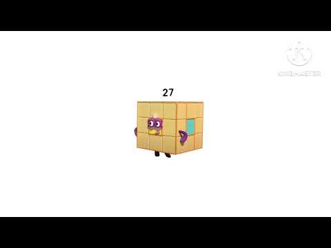 Numberblock 27 for @numberblocks