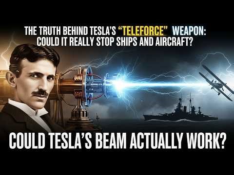 The Truth Behind Tesla’s “Teleforce” Weapon: Could It Really Stop Ships and Aircraft?