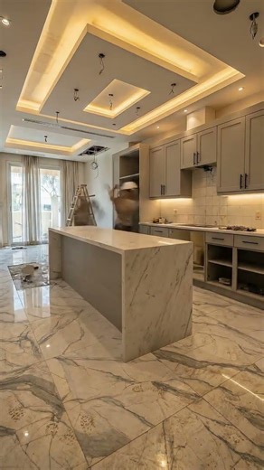 LUXURY Kitchen Makeover: From Ruin to RICH✨🏡