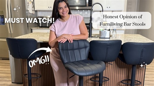 Watch Stylish modern and comfy bar stools! Must Watch on Amazon Live