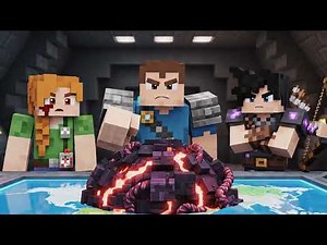 MINECRAFT VS. ALIENS! 👽 The Ultimate Battle (Steve, Alex & Kai)