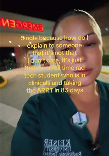 Rad Tech Student Focused on ARRT: 83 Days to Exam