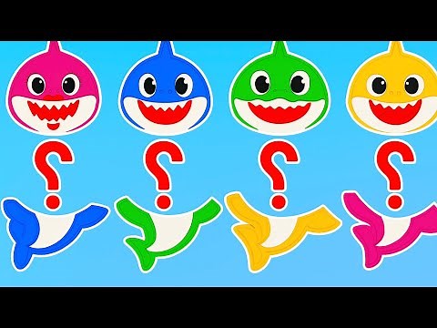 Preschool Toddler Video: Dress Up with Baby Shark Friends🦈 | Match&Play