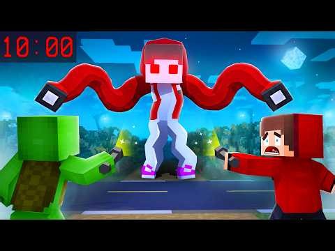 JJ and Mikey vs KUNEKUNE - Maizen Minecraft Animation