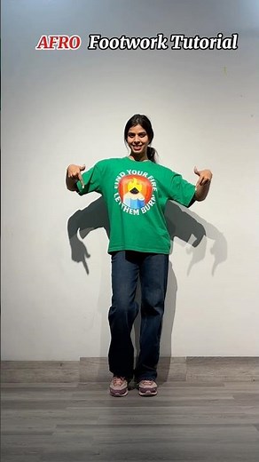 Afro footwork tutorial 🔥 #afro #footworksteps #dance #shorts