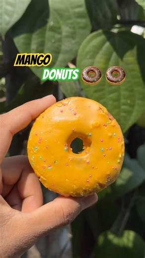 Mango 🥭 flavoured donuts #shortsfeed #ytshorts #shorts #trending #viral #unboxing