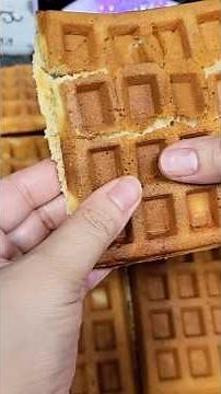 Pefrect Waffles in a pan!