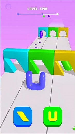 Blob Shifter 3D Level 3398 | Cubic Gaming #shorts #games #gameplay