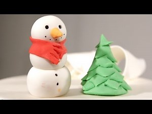 How to Make a Fondant Christmas Tree | Cake Fondant