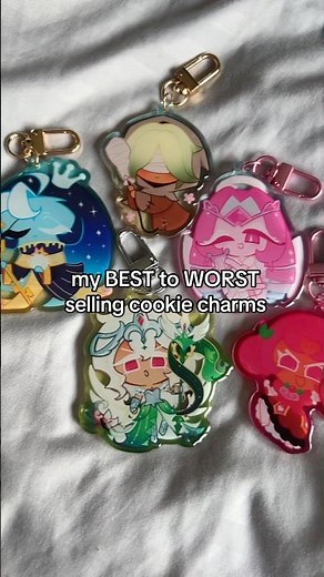 my BEST vs WORST Cookie run charms! #cookierunkingdomfanart #cookierun #cookierunkingdom #shadowmilk