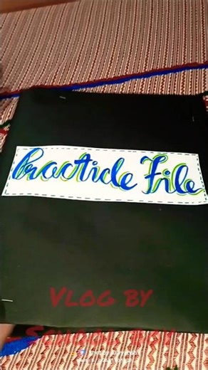 Aaj banayi practical file || Aaj to print out bhi nikal vai || Gya bazaar mein || #minivlog