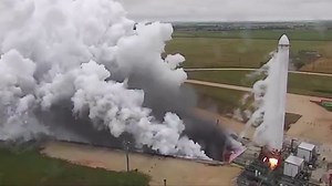 SpaceX test-fires boosters for Falcon Heavy rocket | Daily Mail Online