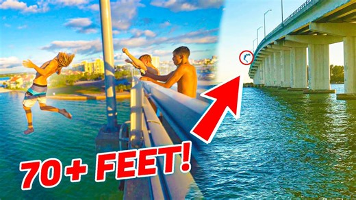 Sending Huge Flips from 70+ Feet Up!