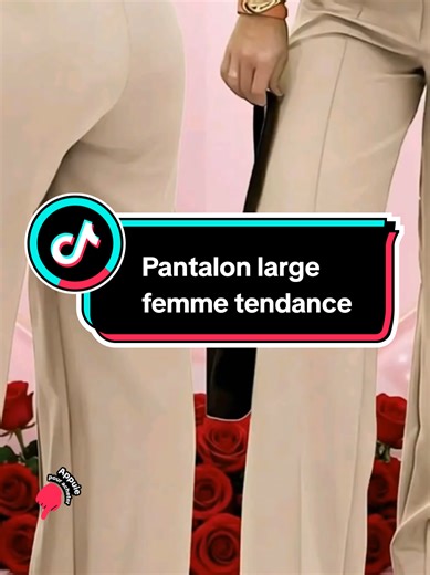 Pantalon large femme tendance #menoutfits #womenfashion #tracksuit #flaredjeans #highwaistsportswear