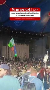 Glastonbury Festival have issues a 'one in one out' warning as huge crowd surges into secret set | Somerset Live