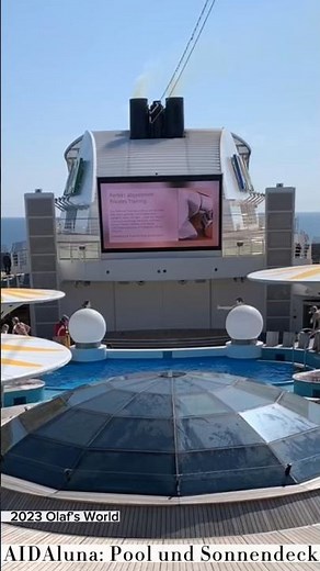 AIDAluna: Pool und Sonnendeck