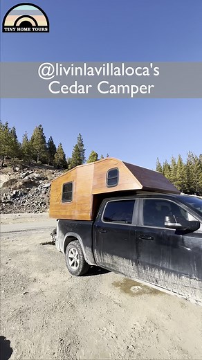 37K views · 273 reactions | Walkthrough of this Gorgeous Cedar Truck Camper IG: livinlavillaloca | Tiny Home Tours | Facebook