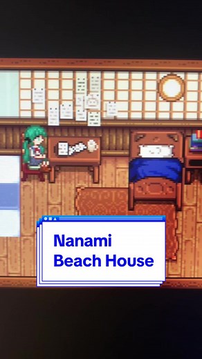 Exploring Nanami's Beach House on a Rainy Day in Stardew Valley