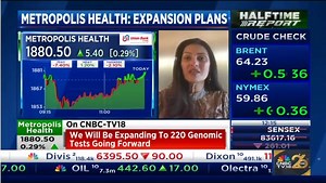As we launch our #CentreofGenomics, our Promoter and Executive Chairperson Ms. Ameera Shah shared her views with CNBC-TV18 on how genomics is shaping the future of #specialty diagnostics at Metropolis Labs In conversation with Ekta Batra and Sonal Bhutra, she spoke about our differentiated approach, the growing role of genomics in building a high-quality, sustainable business, and our plans to expand the genomics test portfolio from 220 to 500 over the next two years. She also shared that with s