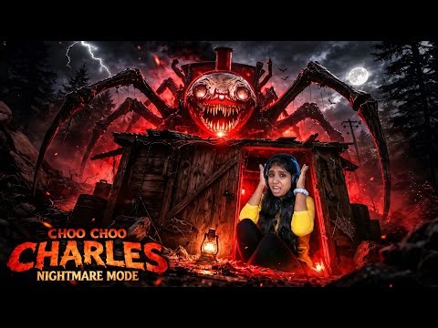 CHOO CHOO CHARLES NIGHTMARE MODE GAMEPLAY 😱!