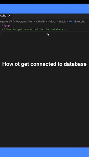 ‏#php #database Support Me to more videos for beginners ❤️🙏