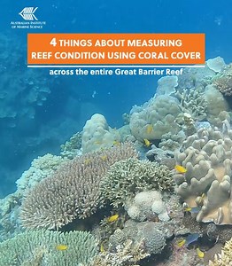 What in the world is coral cover? 🧐 Coral cover is a simple, robust and widely used measure of coral reef condition. Here are 4 things you should know about how we use it to monitor the condition and trends of reefs across the entire Great Barrier Reef. Coral cover doesn't measure everything - that's why we use other survey methods too. 🤿Learn more about our Long-Term Monitoring Program: https://www.aims.gov.au/research-topics/monitoring-and-discovery/monitoring-great-barrier-reef/long-term-mo