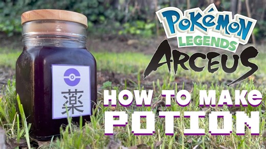 How to make potion from Pokemon Legends: Arceus - IRL recipe