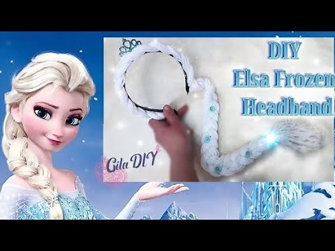 Frozen Elsa BRAID hairstyle /DİY Headband Elsa / Ободок Эльза​