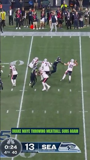 Drake Maye’s Game-Losing INT to Josh Jobe Was a Meatball Sub 😭