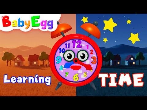 Telling Time Song | Mr.Clock and the Stars | ‪@BabyEggSong‬ Nursery Rhymes & Kids Songs