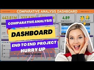how to create a comparative dashboard | Power BI DAX