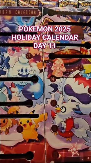 Pokemon Cards 2025 Holiday Calendar Opening - Day 11 #pokemon #pokemoncards #shorts #subscribe